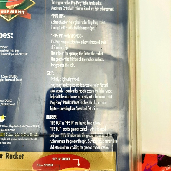 Ping Pong Tournament Racket w/King Pong Oversize Balls - Picture 5 of 8